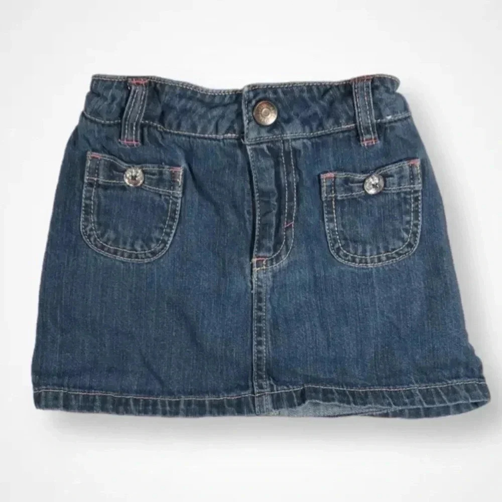 4/$20 Gymboree Dark Wash Jean Skirt